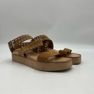 Dolce Vita Panko Suede Sandals in Tan